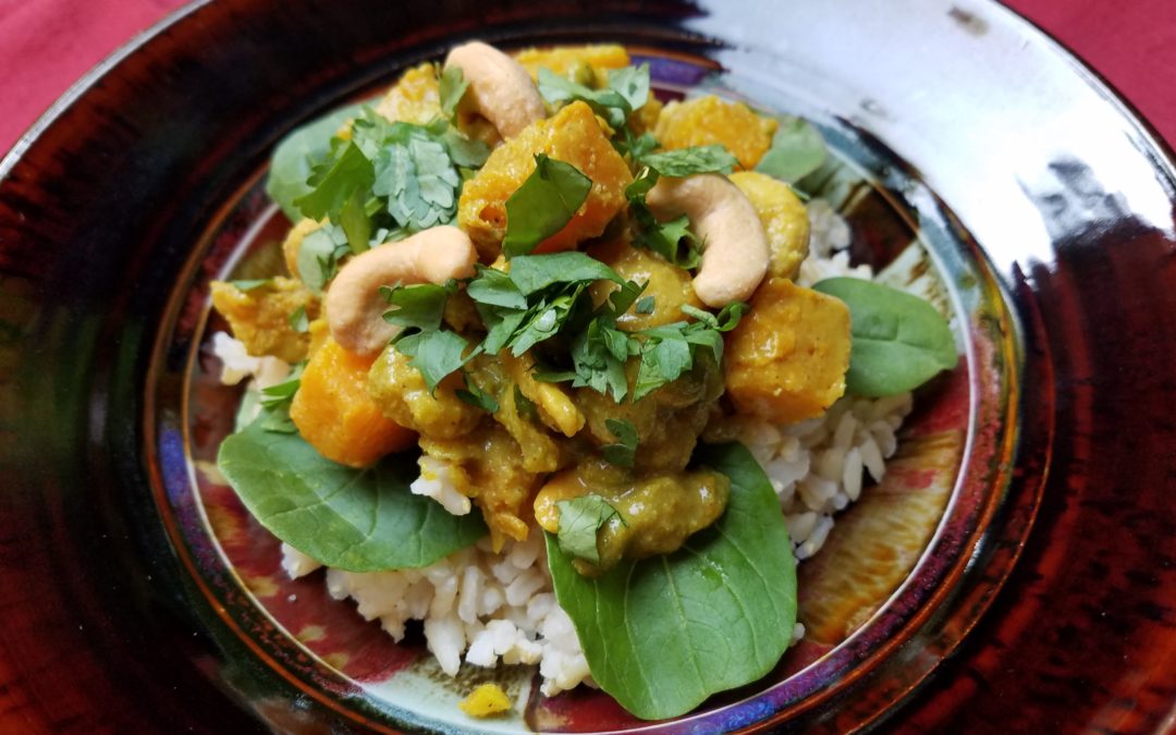 Roasted Squash Curry Bowl