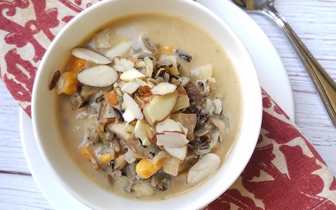 Creamy Wild Rice-Mushroom Soup