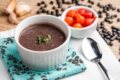 Savory Black Bean Soup (Pressure Cooker Method + Stovetop Method)