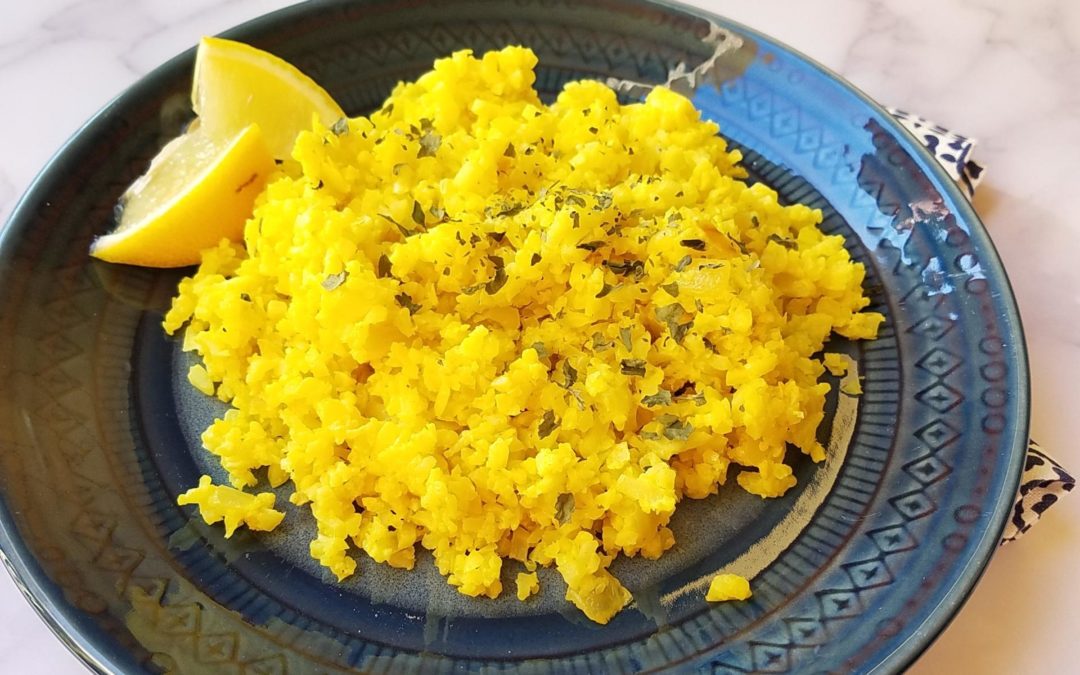 Coconut-Turmeric Cauliflower Rice