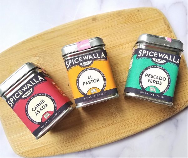 Three spice blend tins