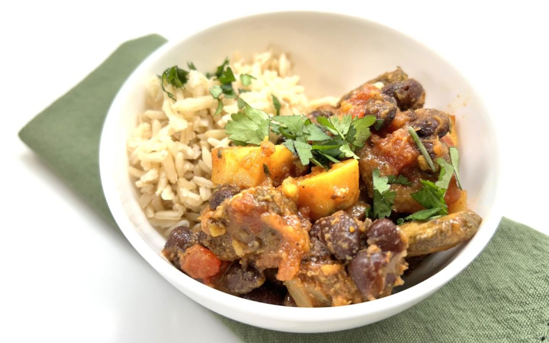 Caribbean-Inspired Chicken and Black Bean Stew